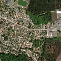 Lacanau map(satellite map)