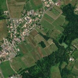 Villegouge map(satellite map)