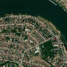 Mačvanska Mitrovica map(satellite map)