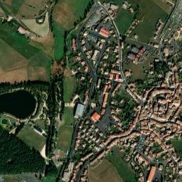 Saugues map(satellite map)