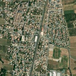 Cornas map(satellite map)
