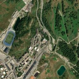 Sestriere map(satellite map)