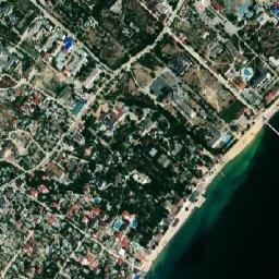 Koktebel map(satellite map)
