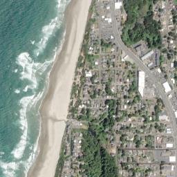 Lincoln City map(satellite map)