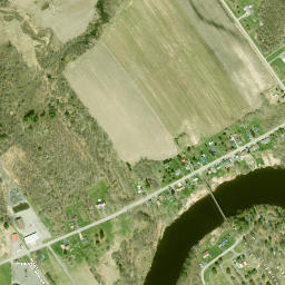 Massena Center New York High Resolution Satellite Map