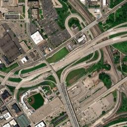 St. Paul, Minnesota High Resolution Satellite Map