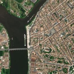 Libourne map(satellite map)
