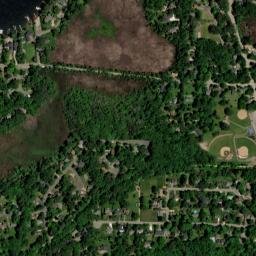 Tonka Bay map(satellite map)