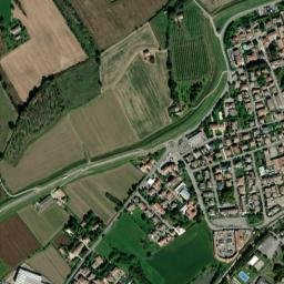 Brescello map(satellite map)