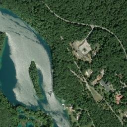 Plitvička Jezera map(satellite map)