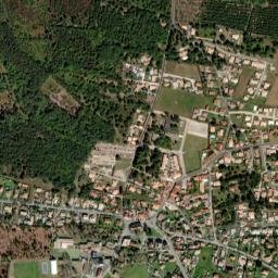 Le Porge map(satellite map)