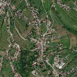 Izačić map(satellite map)
