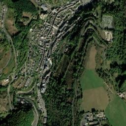Chaudes-Aigues map(satellite map)