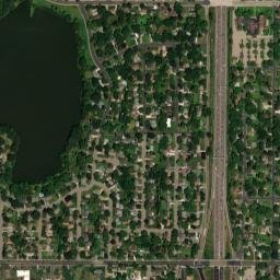 Bloomington map(satellite map)