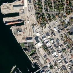 Sturgeon Bay map(satellite map)