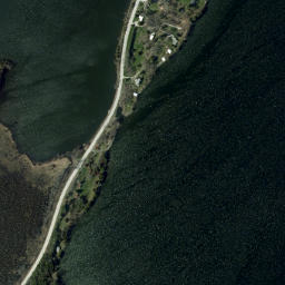 North Hero map(satellite map)