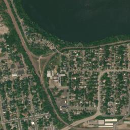 Satellite view of Eau Claire Golf and Country Club