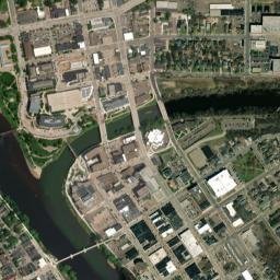 Eau Claire map(satellite map)