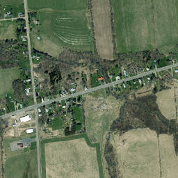 Bangor New York High Resolution Satellite Map