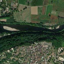 Domme map(satellite map)