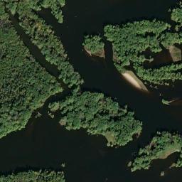 Satellite view of Indianhead Golf Course