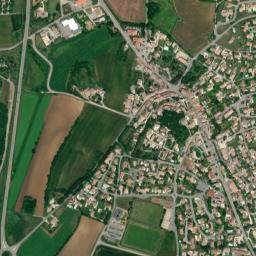 Montoison map(satellite map)