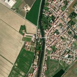 Migliaro map(satellite map)
