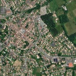 Créon map(satellite map)