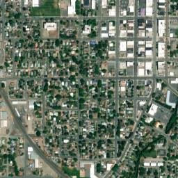 Baker City map(satellite map)