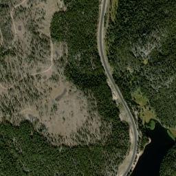 U.S. 14, Bighorn National Forest, Dayton, WY High Resolution Satellite Map