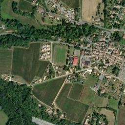 Pellegrue map(satellite map)