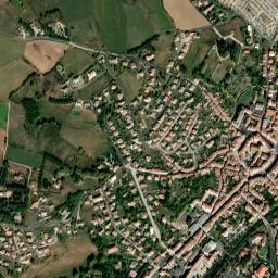 Langogne map(satellite map)