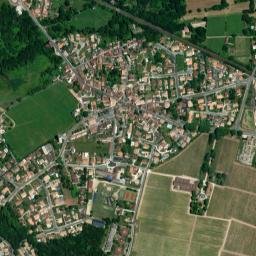 Castres-Gironde map(satellite map)