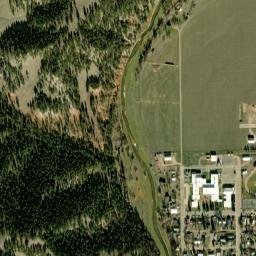 Hulett, Wyoming Satellite Map