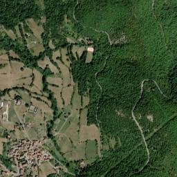 Cerignale map(satellite map)