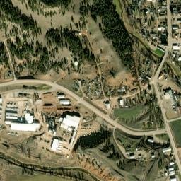 202 Main Street Hulett WY 82720 High Resolution Satellite Map
