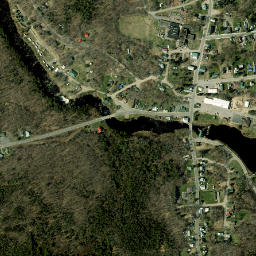 Saint Regis Falls New York High Resolution Satellite Map