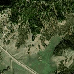 WY-24 Aladdin, Wyoming map(satellite map)