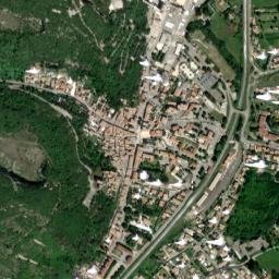 Cruas map(satellite map)