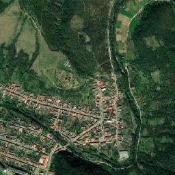 Berzasca map(satellite map)