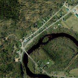 Saranac New York High Resolution Satellite Map