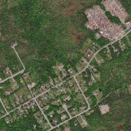 Cow Bay map(satellite map)