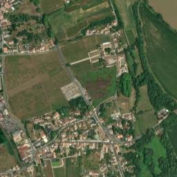Cérons map(satellite map)
