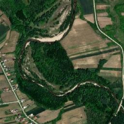 Crușeț map(satellite map)