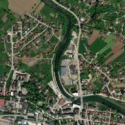 Teslić map(satellite map)