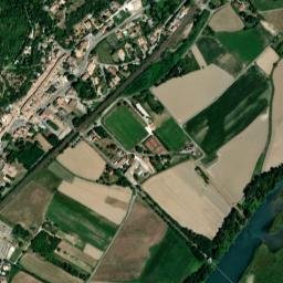 Rochemaure map(satellite map)