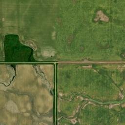 Hand County map(satellite map)