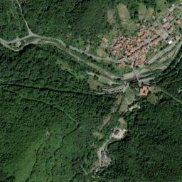 Montebruno map(satellite map)
