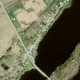 Edwardsville New York High Resolution Satellite Map