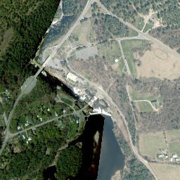 Ausable Chasm New York High Resolution Satellite Map